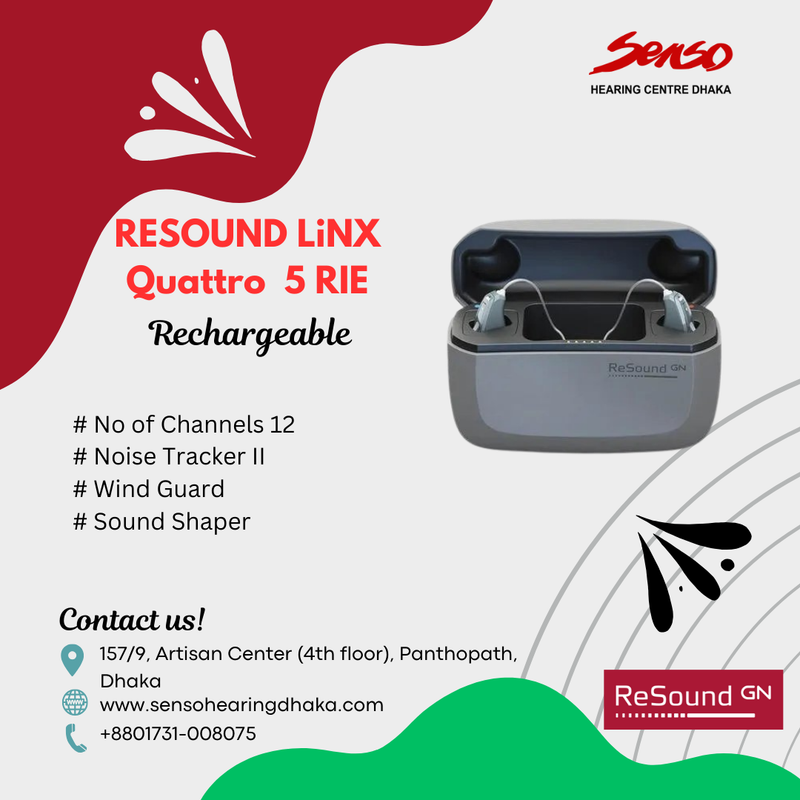 RESOUND LiNX Quattro 561 DRWC hearing aid