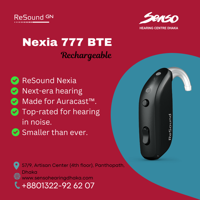 ReSound Nexia 777 BTE Rechargeable Digital Hearing Aid