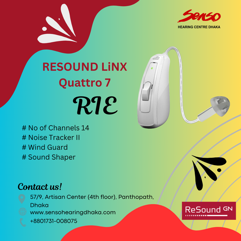 Resound Linx Quattro 7 RIE hearing aid