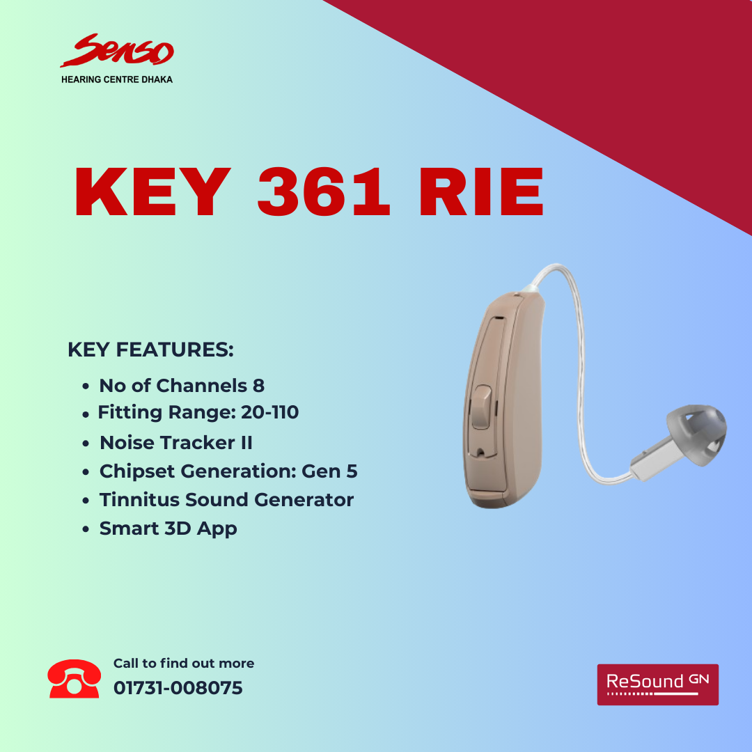 Resound Key 361 RIE hearing aid