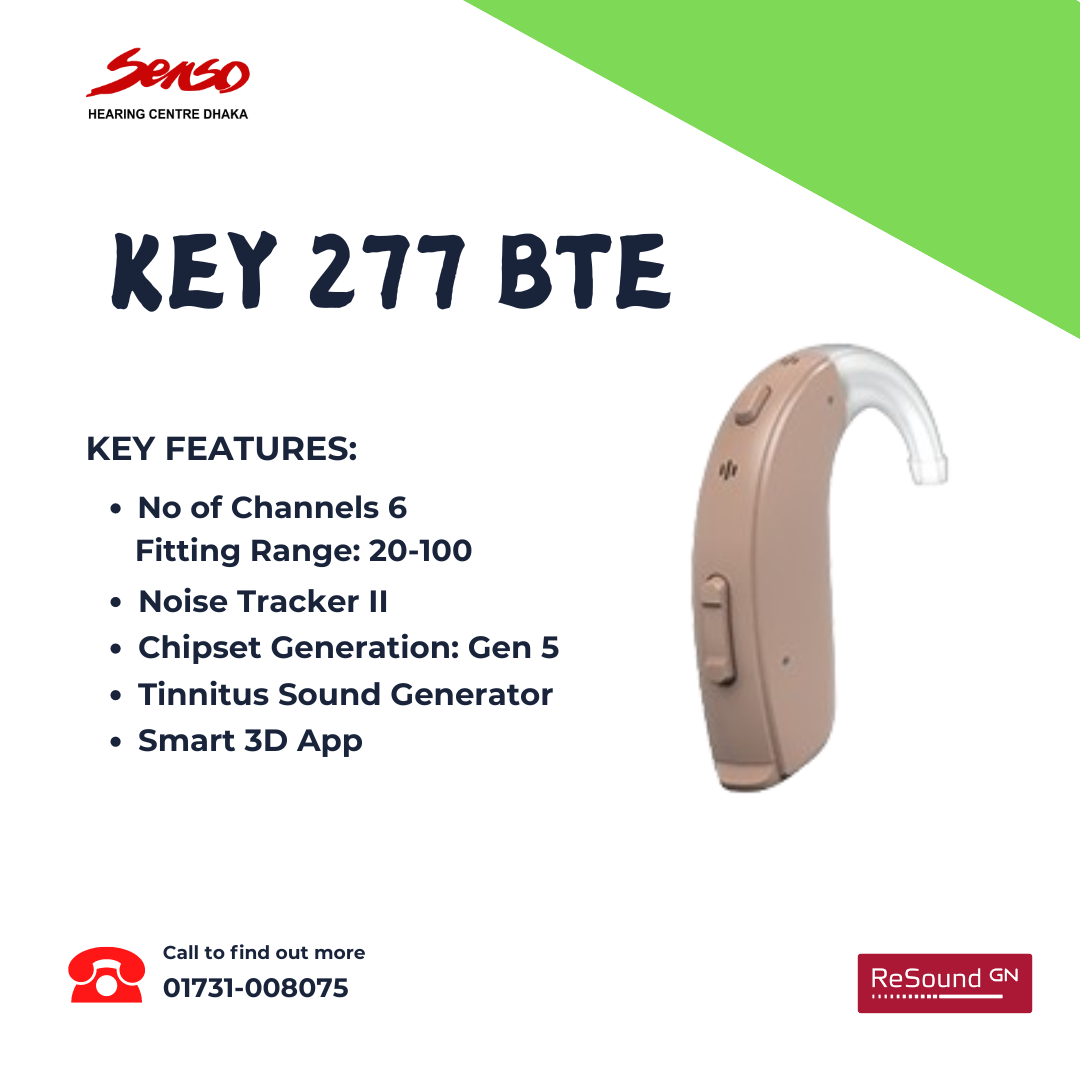 Resound Key 277 BTE hearing aid details