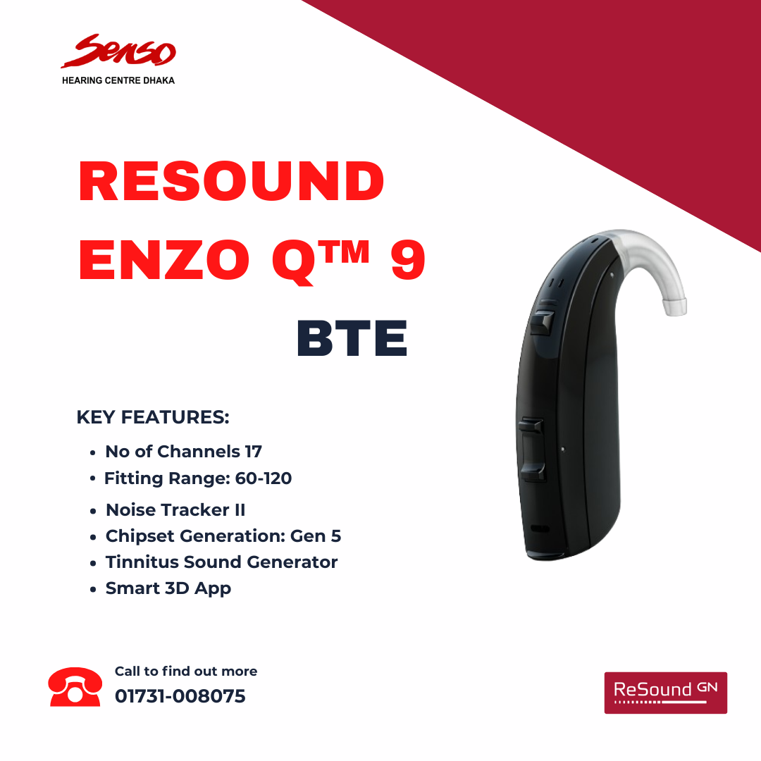 RESOUND ENZO Q™ 9 BTE hearing aid
