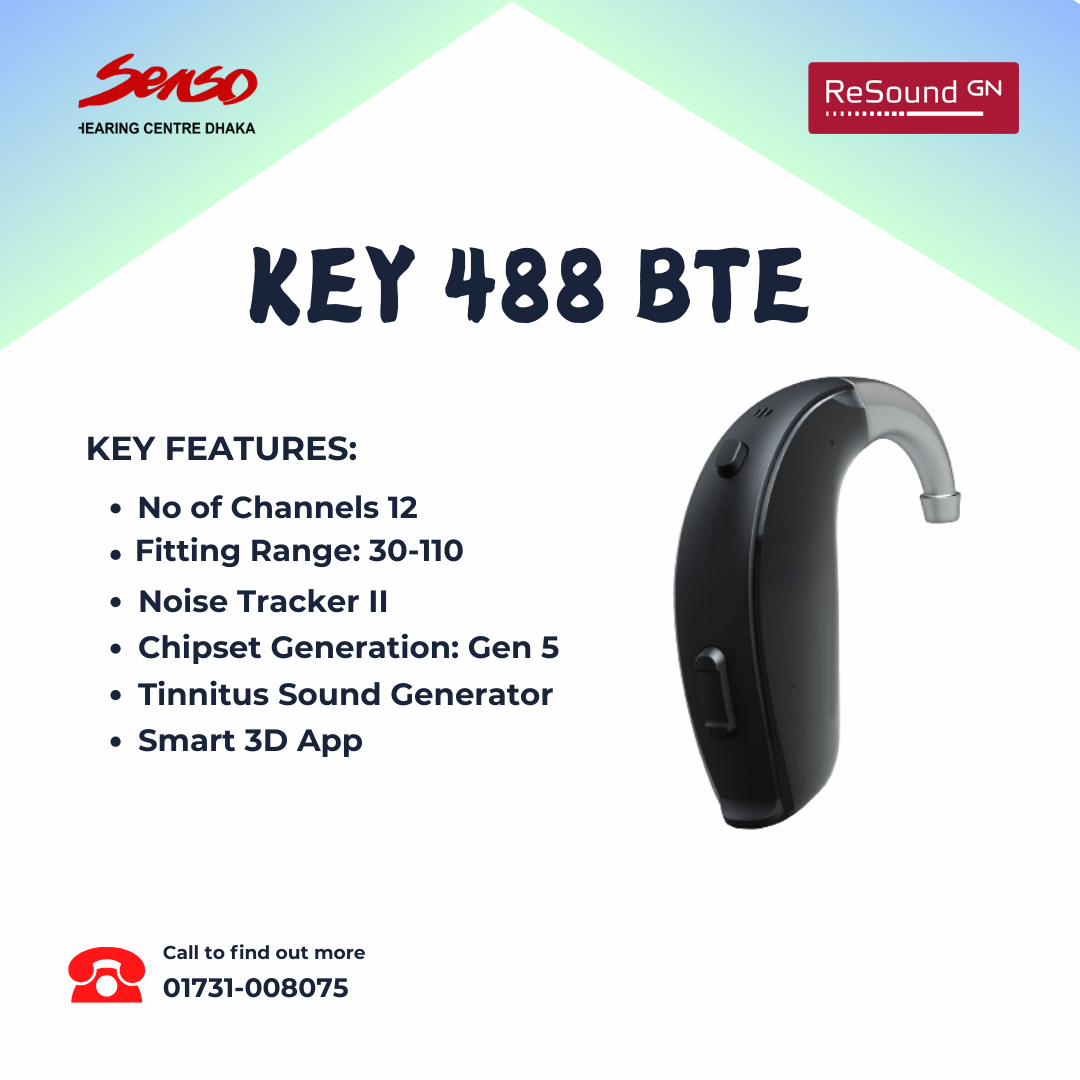 Resound Key 488 BTE hearing aid