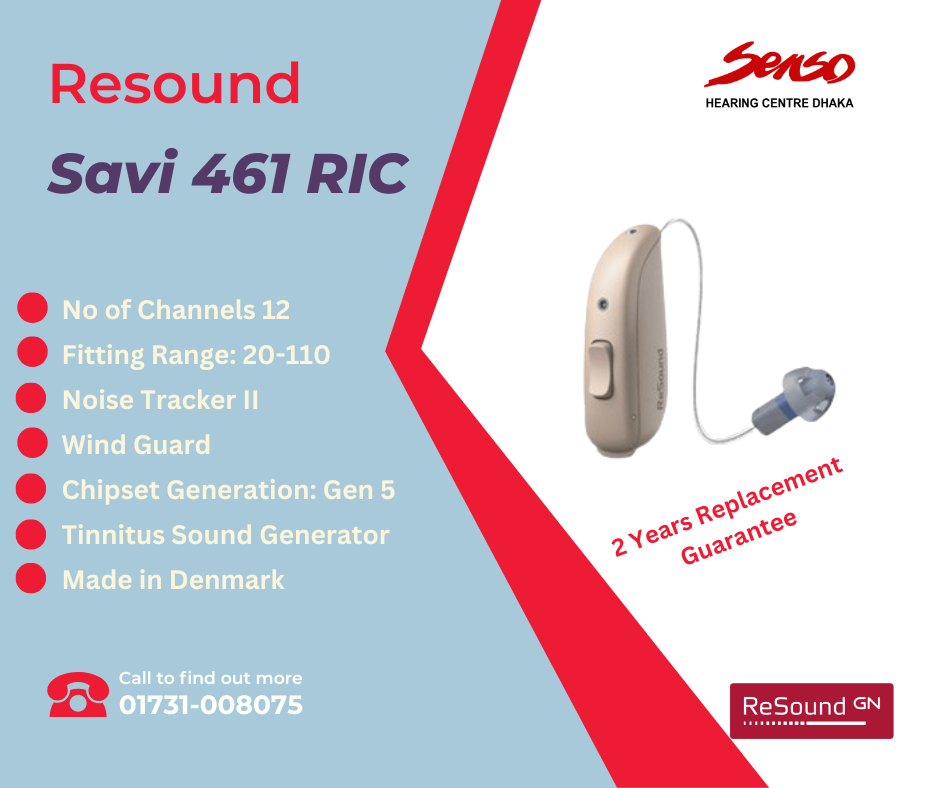 Resound Savi 461 RIE non rechargeable hearing aid