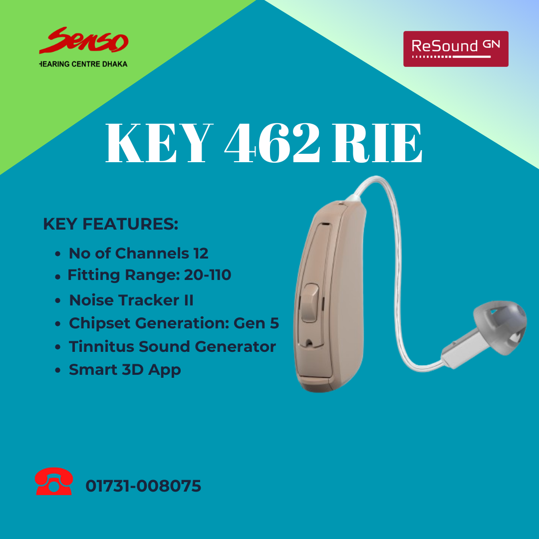 Resound KEY 462 RIE hearing aid Details