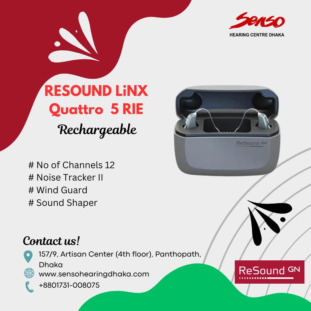 RESOUND LiNX Quattro 561 DRWC hearing aid