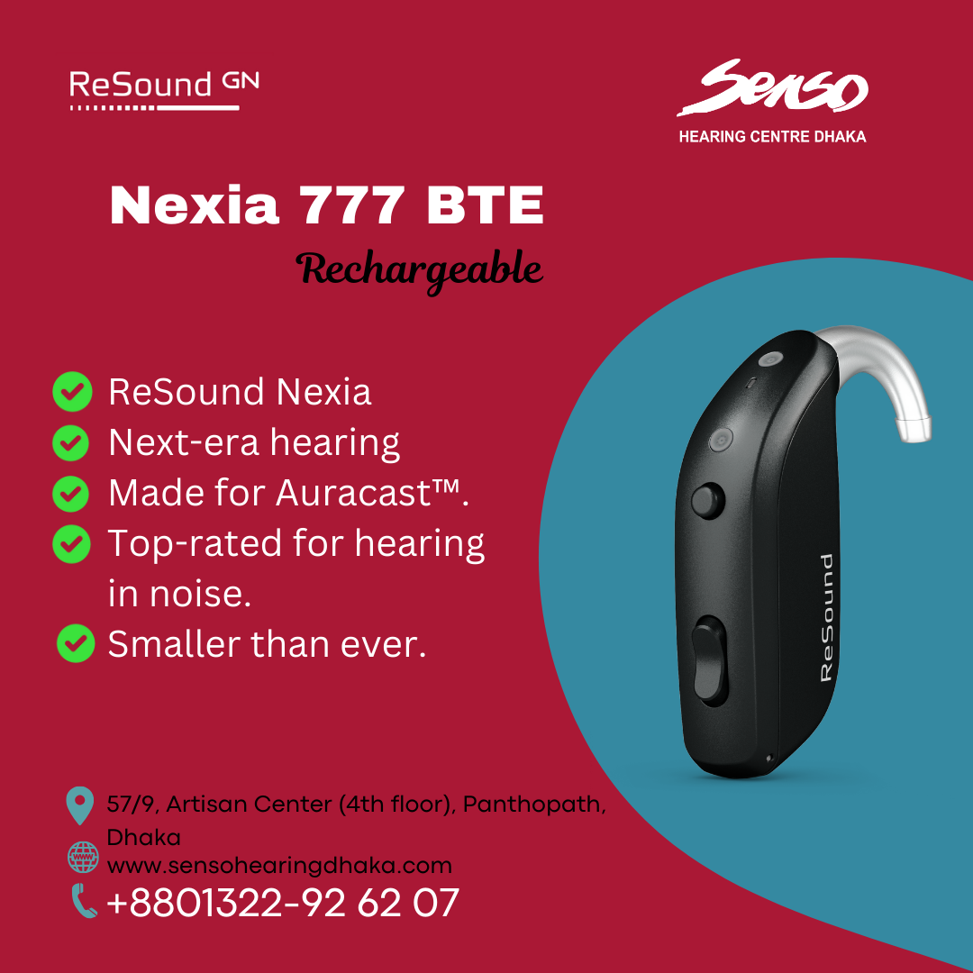 ReSound Nexia 777 BTE Rechargeable Digital Hearing Aid