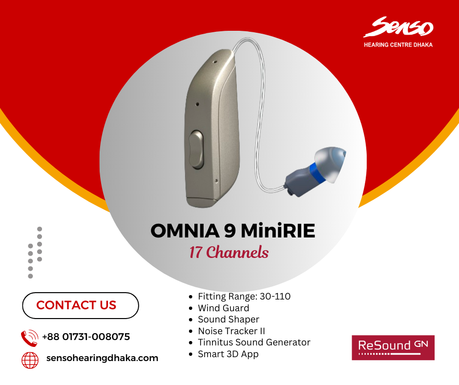 ReSound OMNIA 9 MiniRIE hearing aid details