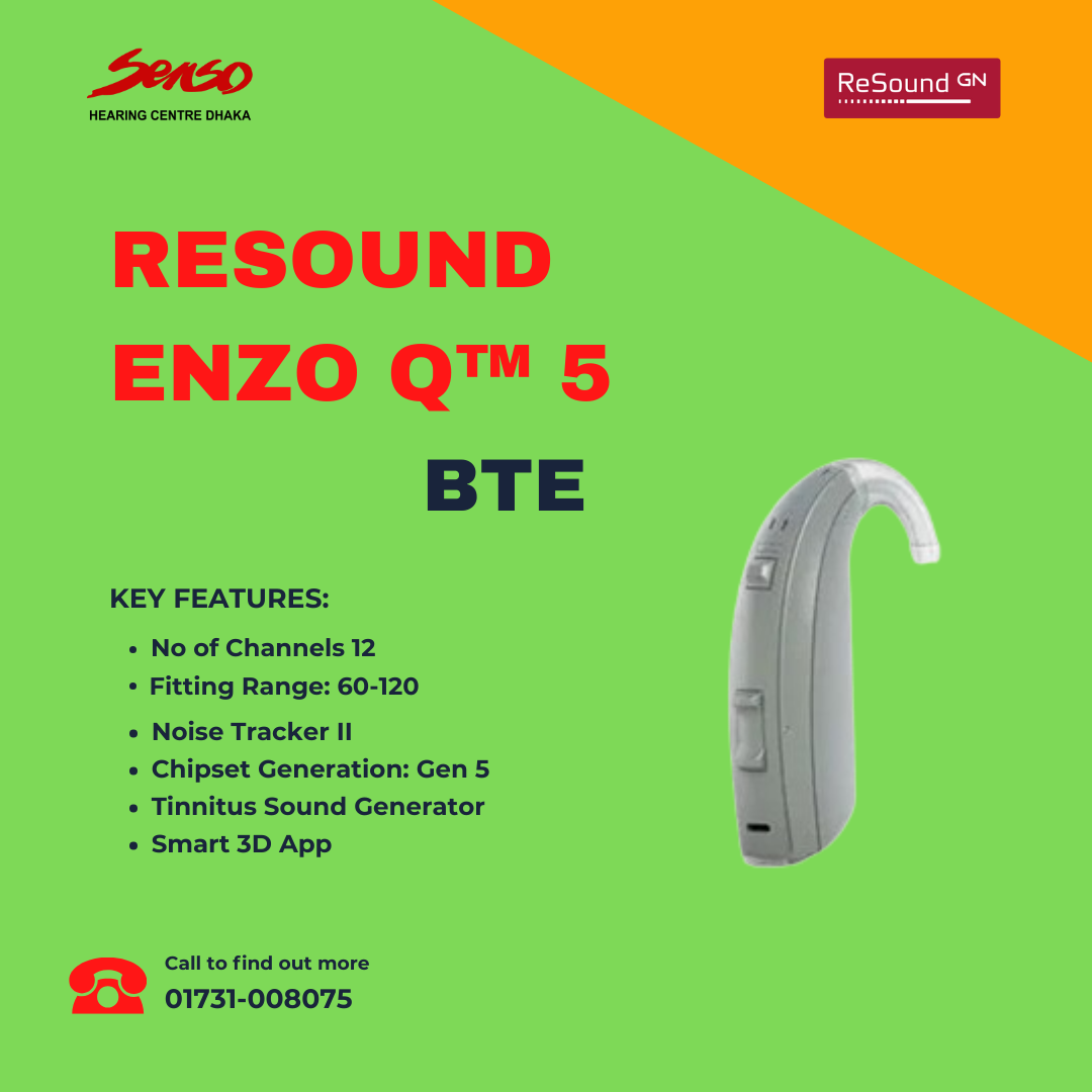 RESOUND ENZO Q™ 5 BTE hearing aid