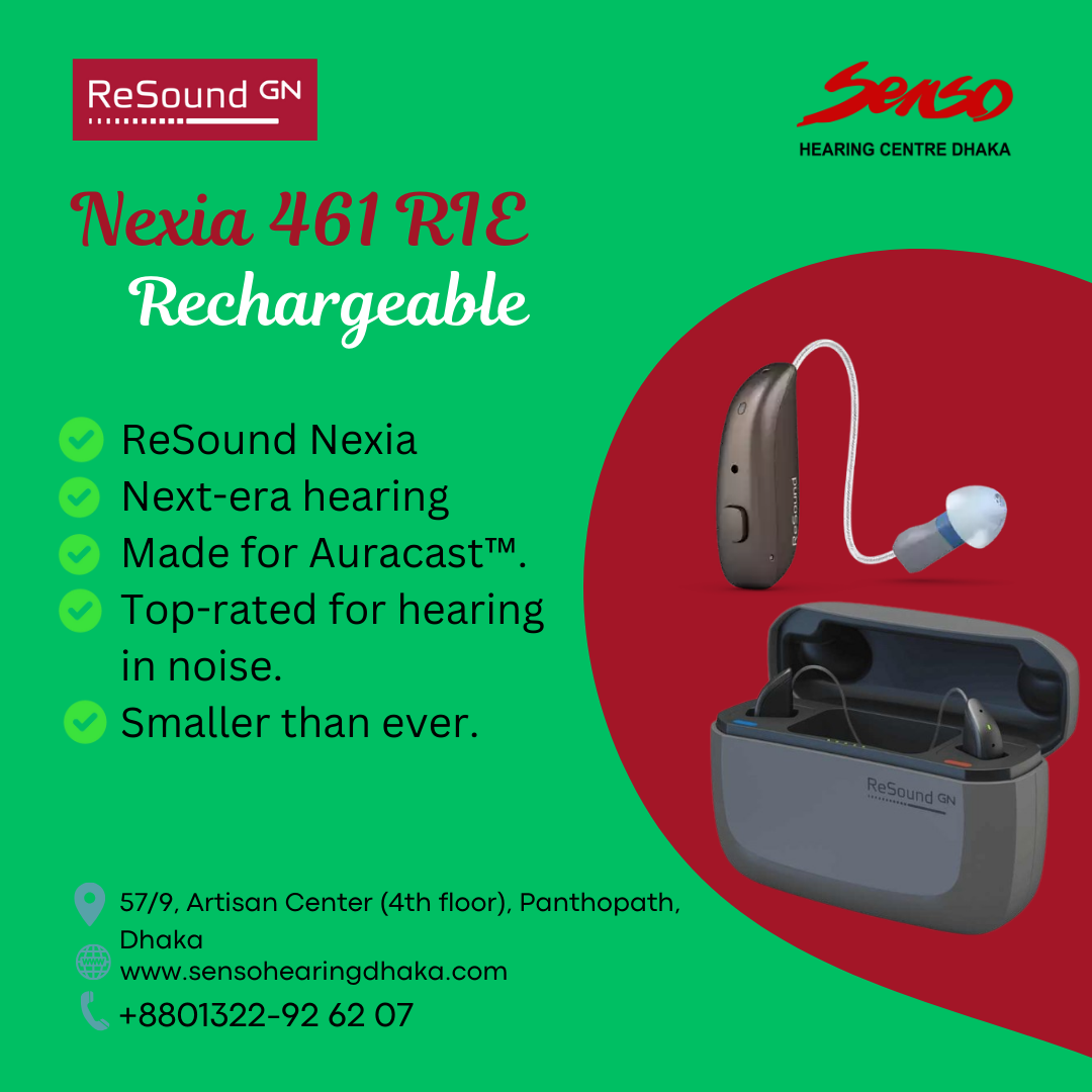 Resound Nexia 461 RIE Rechargeable hearing aid