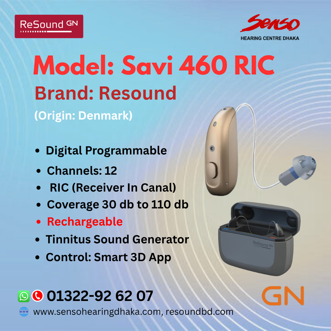 Resound Savi 460 RIE hearing aid price Bangladesh