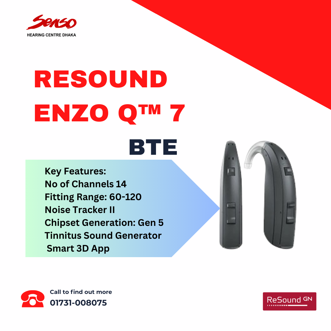 RESOUND ENZO Q™ 7 BTE hearing aid
