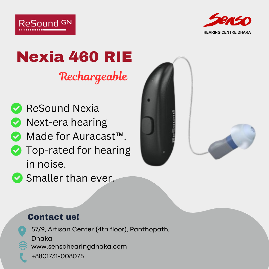 Details of Nexia 460 RIE hearing aid