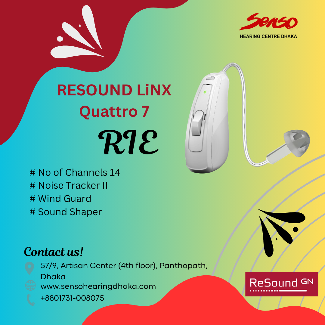Resound Linx Quattro 7 RIE hearing aid