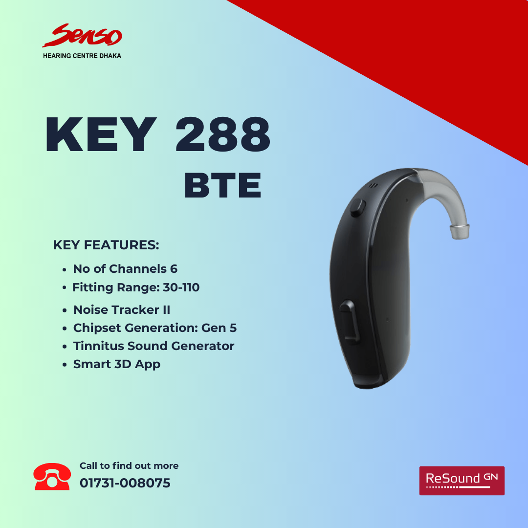 Resound Key 288 BTE hearing aid details