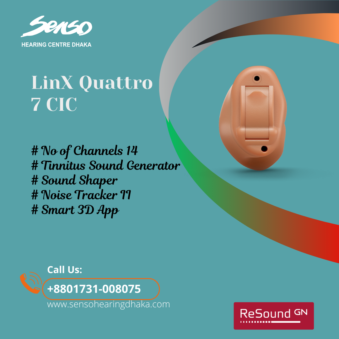 Resound Linx Quattro 7 CIC hearing aid