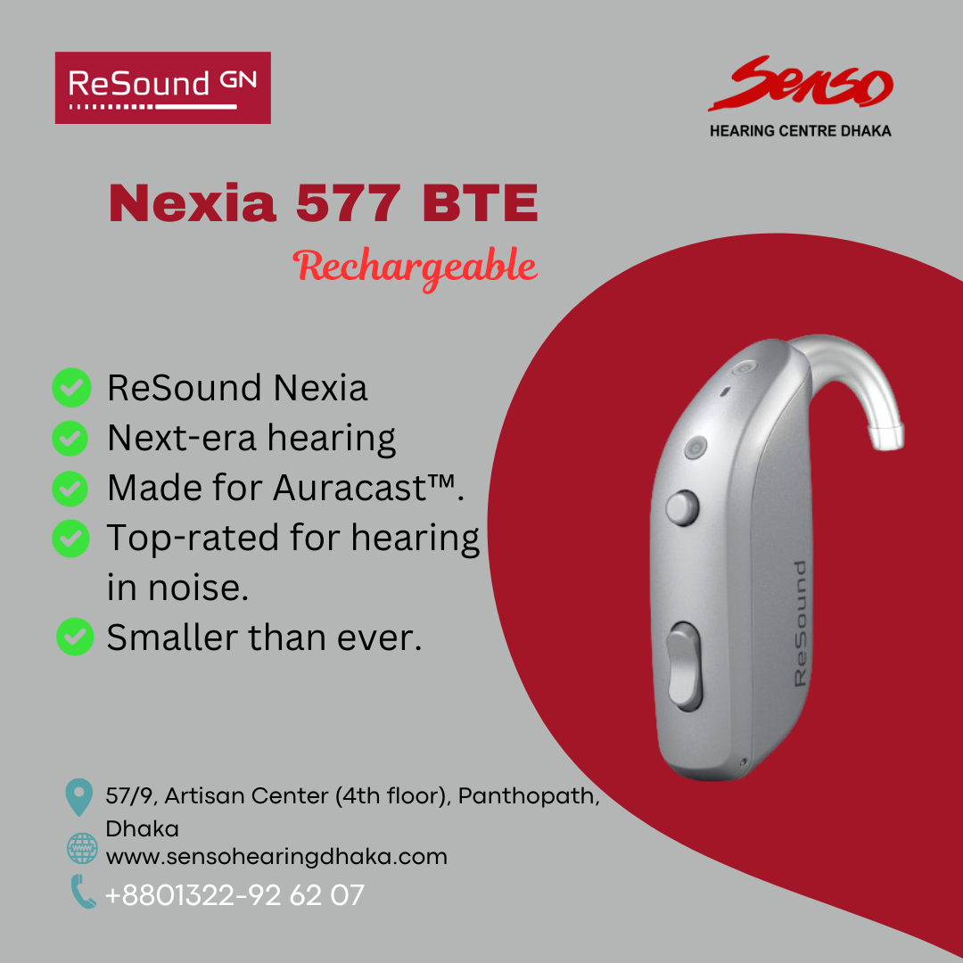 ReSound Nexia 577 BTE Rechargeable Digital Hearing Aid